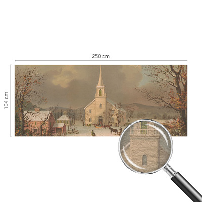 Fototapeta s potlačou na vliese Zimná krajina