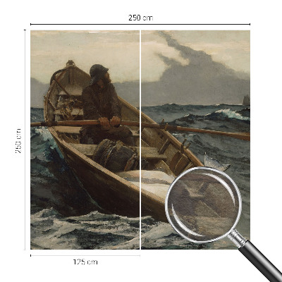 Vliesová fototapeta s potlačou Rybár na mori