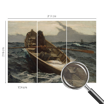 Vliesová fototapeta s potlačou Rybár na mori