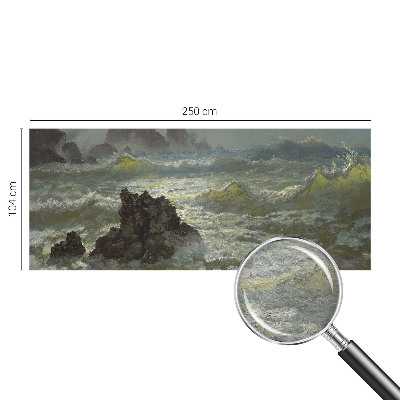 Dekoratívna fototapeta na stenu Rozbúrené more