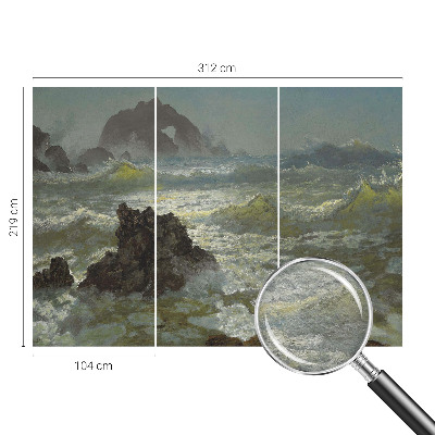 Dekoratívna fototapeta na stenu Rozbúrené more