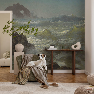 Dekoratívna fototapeta na stenu Rozbúrené more