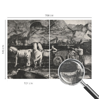 Fototapeta na stenu Dedinská scéna