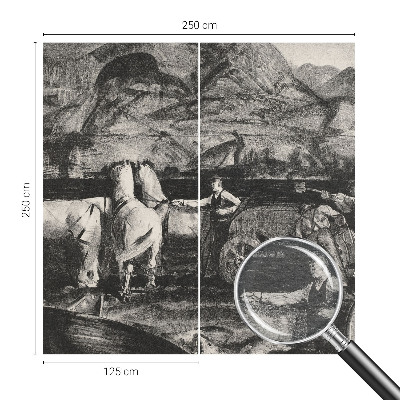 Fototapeta na stenu Dedinská scéna