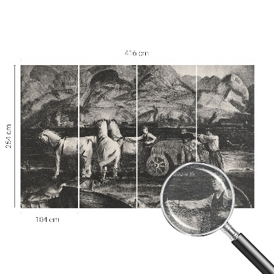 Fototapeta na stenu Dedinská scéna