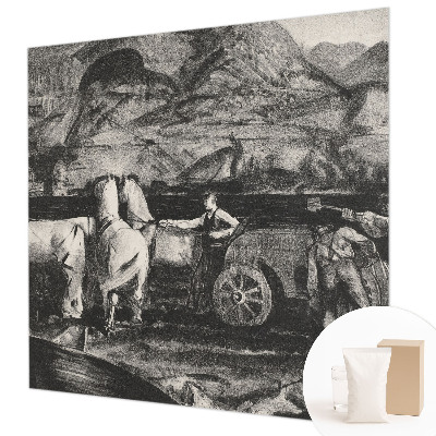 Fototapeta na stenu Dedinská scéna