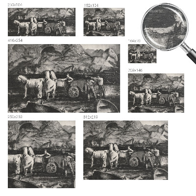 Fototapeta na stenu Dedinská scéna