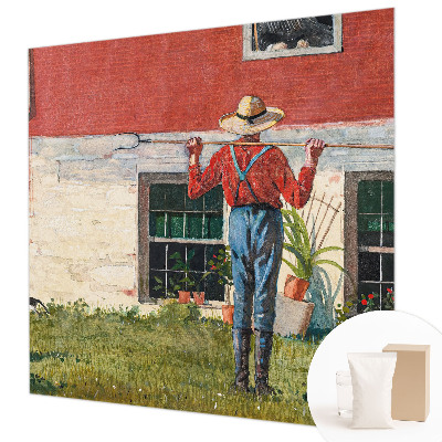 Vliesová tapeta na stenu Dedinská scéna