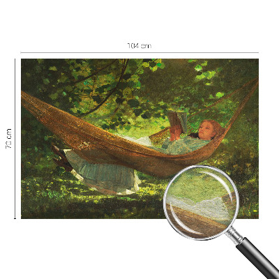 Fototapeta do obývačky Relax v hojdacej sieti