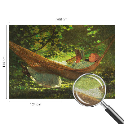 Fototapeta do obývačky Relax v hojdacej sieti