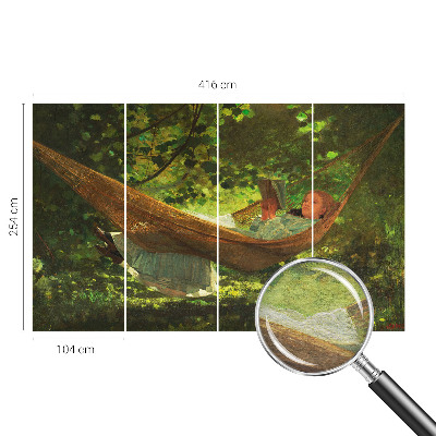 Fototapeta do obývačky Relax v hojdacej sieti