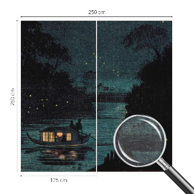 Fototapeta s potlačou na vliese Večerné svetlá