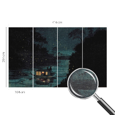 Fototapeta s potlačou na vliese Večerné svetlá