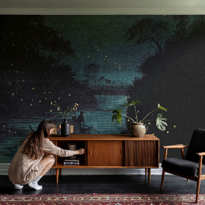 Fototapeta s potlačou na vliese Večerné svetlá