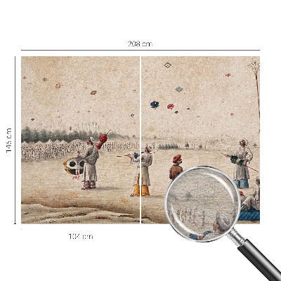 Vliesová fototapeta s potlačou Vznášajúce sa šarkany