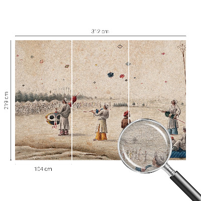 Vliesová fototapeta s potlačou Vznášajúce sa šarkany