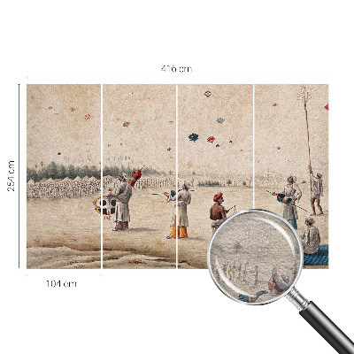 Vliesová fototapeta s potlačou Vznášajúce sa šarkany