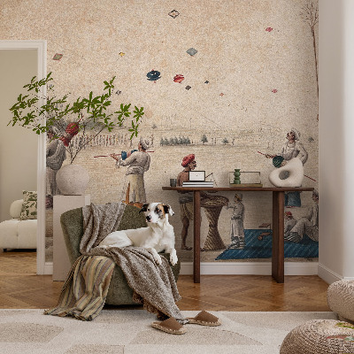 Vliesová fototapeta s potlačou Vznášajúce sa šarkany