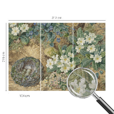 Dekoratívna fototapeta na stenu Jarná kompozícia