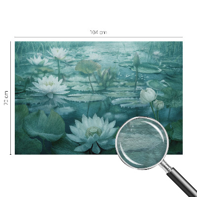 Moderná fototapeta na mieru Vodné kvety