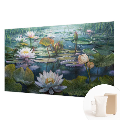 Fototapeta na mieru do spálne Kvety v jazierku