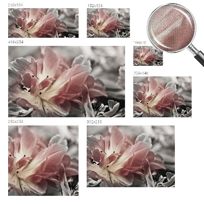 Samolepiaca fototapeta do obývačky Pastelový kvet