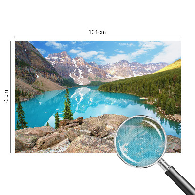 3D fototapeta Modré jazero