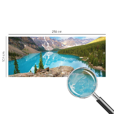 3D fototapeta Modré jazero