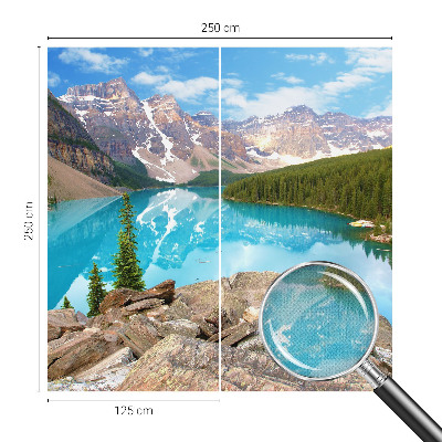 3D fototapeta Modré jazero