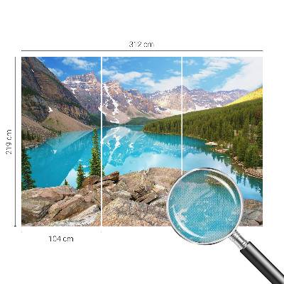 3D fototapeta Modré jazero