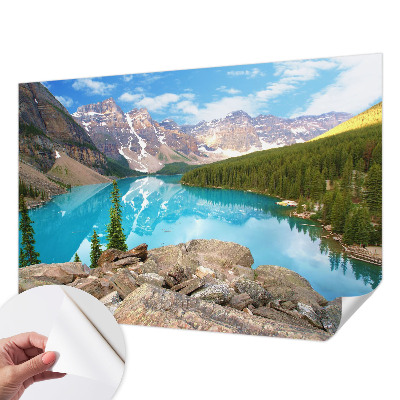 3D fototapeta Modré jazero