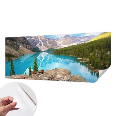 3D fototapeta Modré jazero