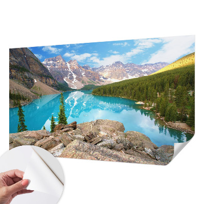 3D fototapeta Modré jazero