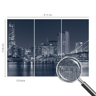 Moderná tapeta na stenu Nočné mesto