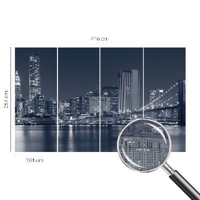 Moderná tapeta na stenu Nočné mesto