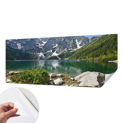 Samolepiaca fototapeta do obývačky Horské jazero