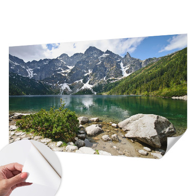 Samolepiaca fototapeta do obývačky Horské jazero