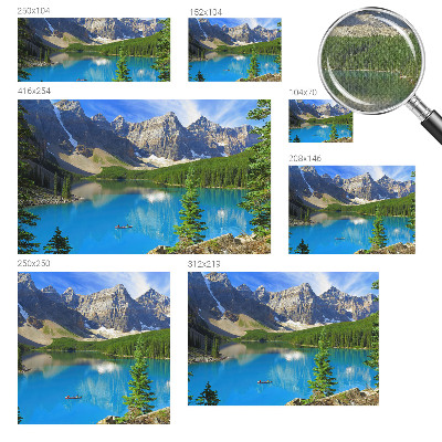 3D tapeta na stenu Horské jazero