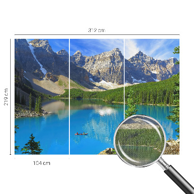 3D tapeta na stenu Horské jazero