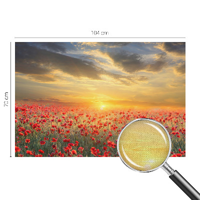 Detská fototapeta na stenu Makové pole