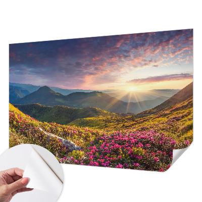 Fotografická tapeta do detskej izby s motívom horskej panorámy