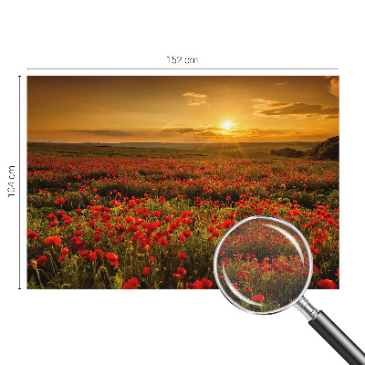 Samolepiaca fototapeta Makové pole