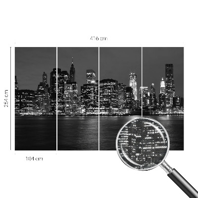 Fotografická tapeta do detskej izby Nočná metropola