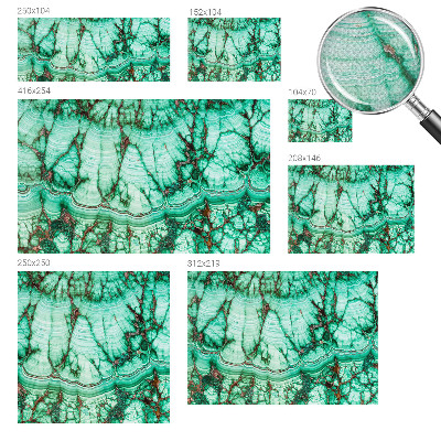 Moderná tapeta na stenu Zelené vzory