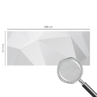 Samolepiaca fototapeta do spálne Sivé trojuholníky