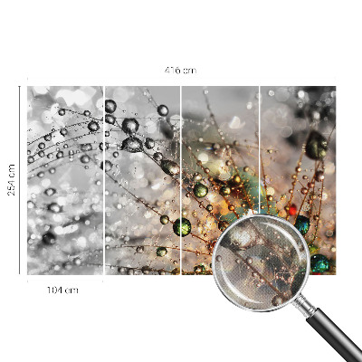 3D tapeta na stenu Osviežujem šperky rosou