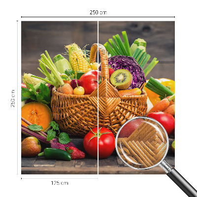 Fotografická tapeta do detskej izby Ovocná bohatosť