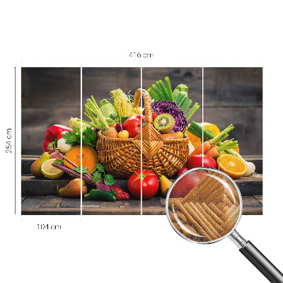 Fotografická tapeta do detskej izby Ovocná bohatosť