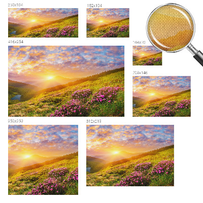 Fototapeta pre dievča Horský západ