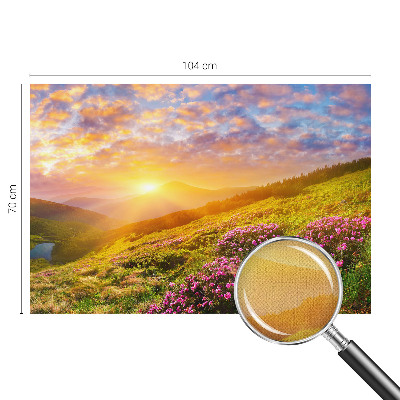 Fototapeta pre dievča Horský západ